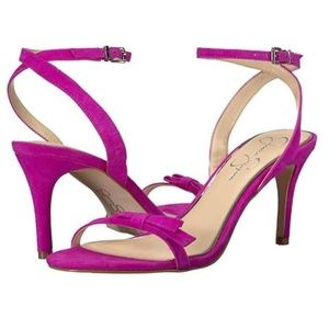 ~~SOLD~~ Jessica Simpson Hot Pink Heeled Sandal